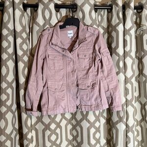 Kensie Mauve Utility Jacket Size Medium. 0092